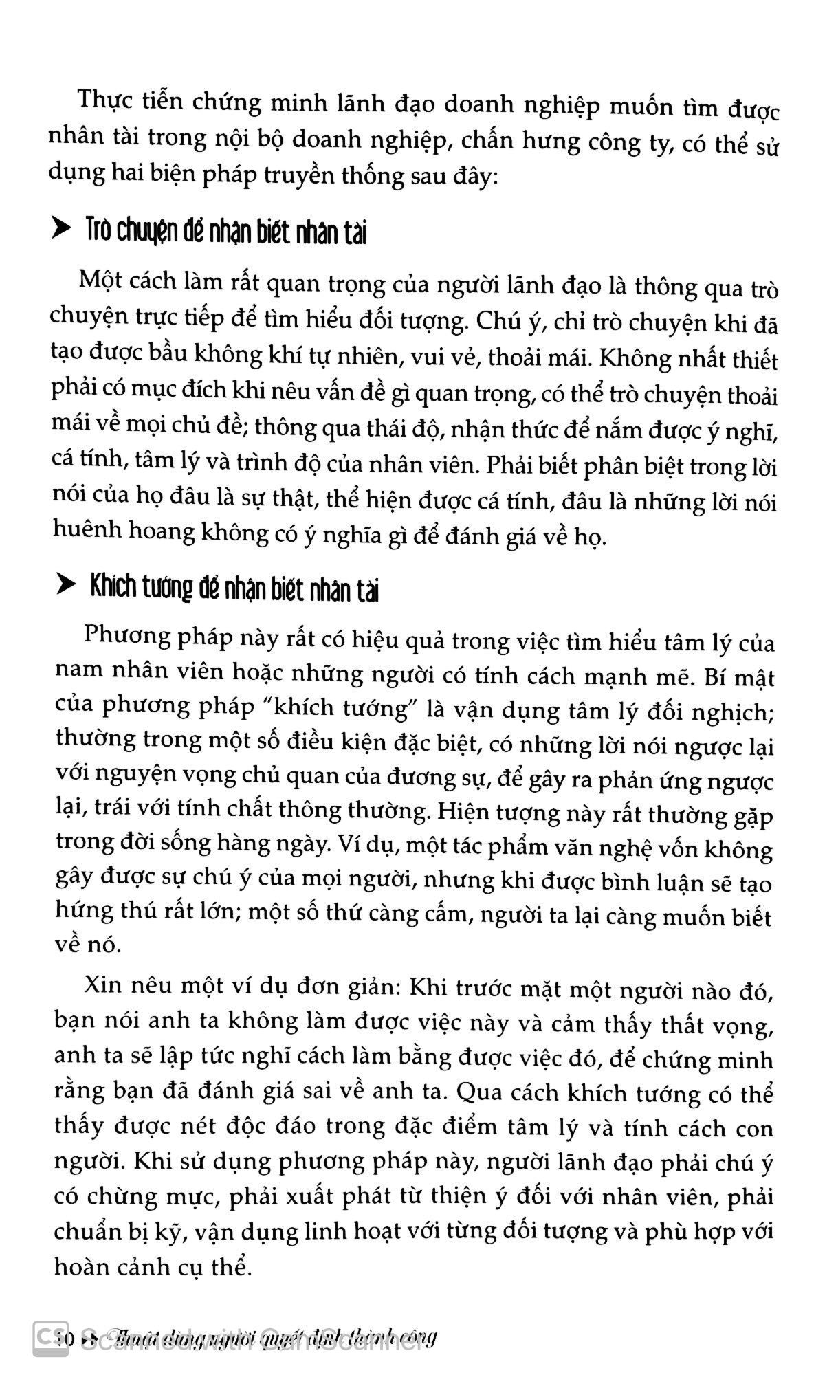 Thuật Dùng Người Quyết Định Thành Công