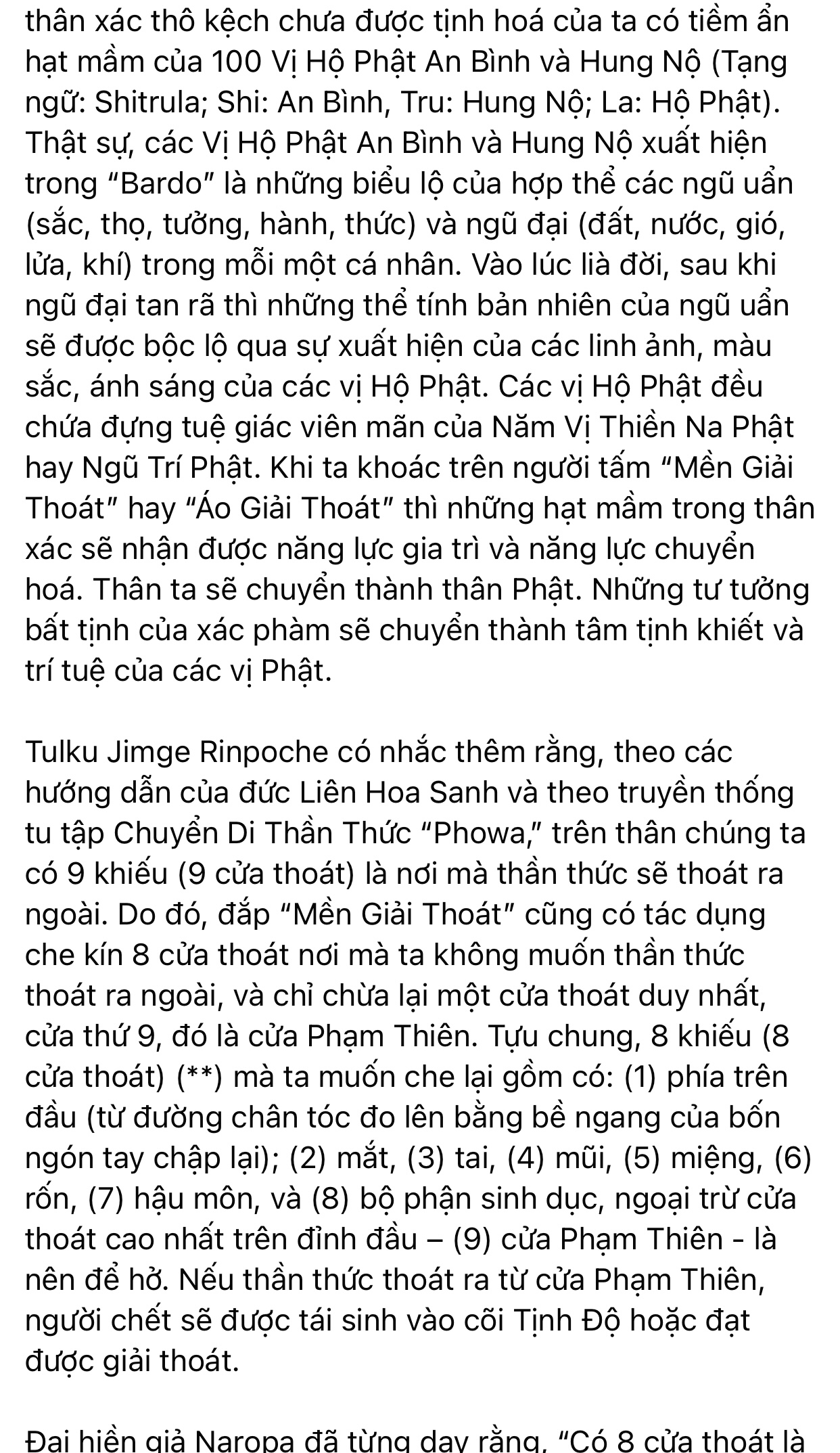 Mền Quang Minh Kim Cang Tát Đoả tiêu nghiệp giải thoát