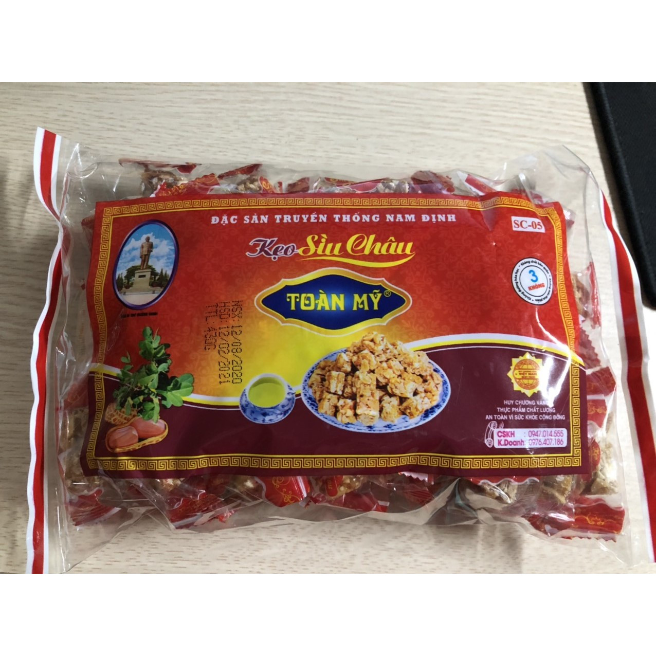 KẸO SÌU CHÂU GÓI DỐI 430GR