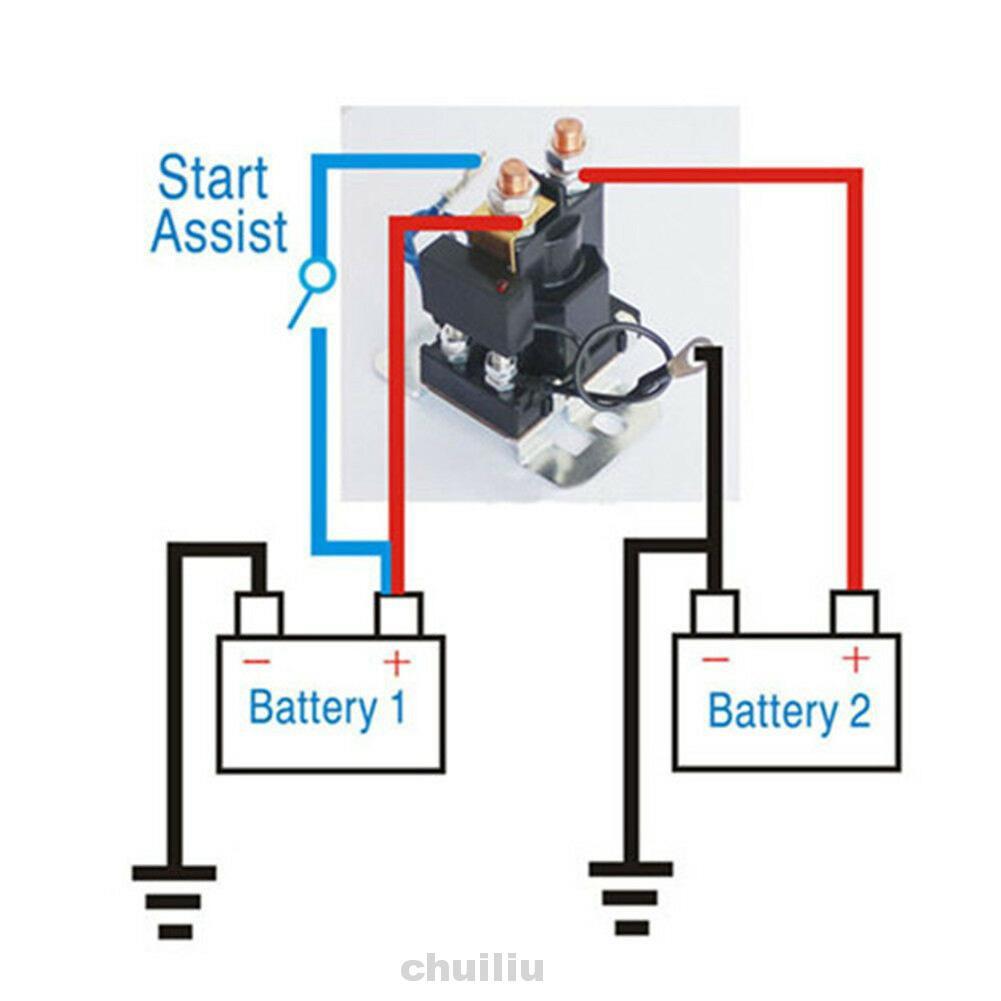 Rơ Le Công Tắc Khởi Động 4 Pin 12v 500a Cho Xe Hơi