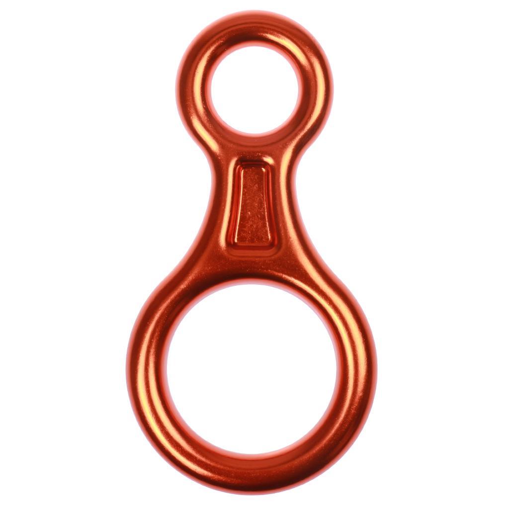 Figure 8 Mountaineering Climbing Tree Rock Rappelling Ring Belay Device 35KN