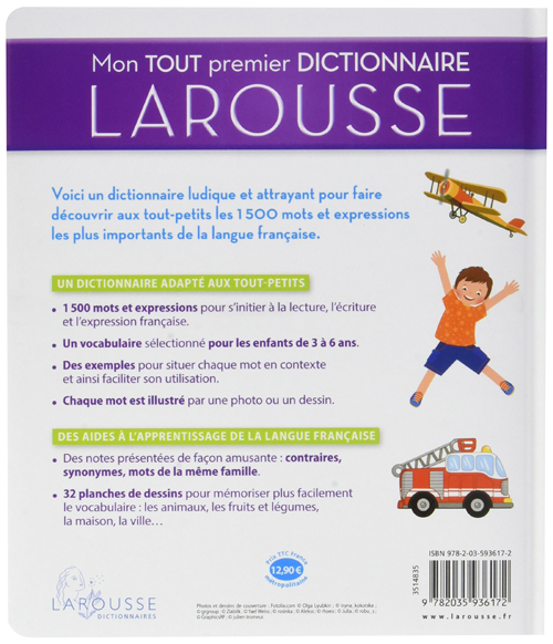 Từ điển tiếng Pháp: Mon tout premier dictionnaire Larousse