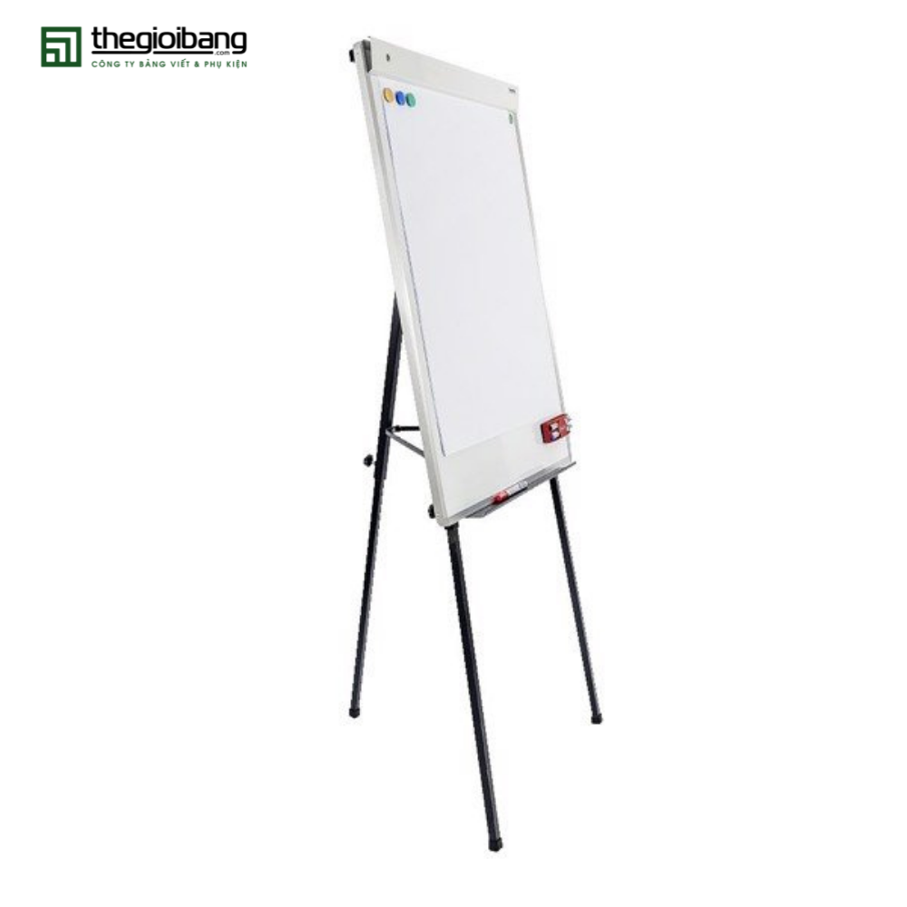 Bảng Flipchart A Model - Bảng Flipchart 3 Chân Gấp Gọn - Có Kẹp Giấy A1 - Tặng Phụ Kiện