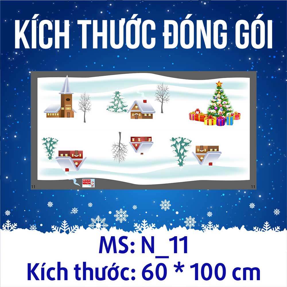 DECAL TRANG TRÍ NOEL 2021 COMBO SỐ 27
