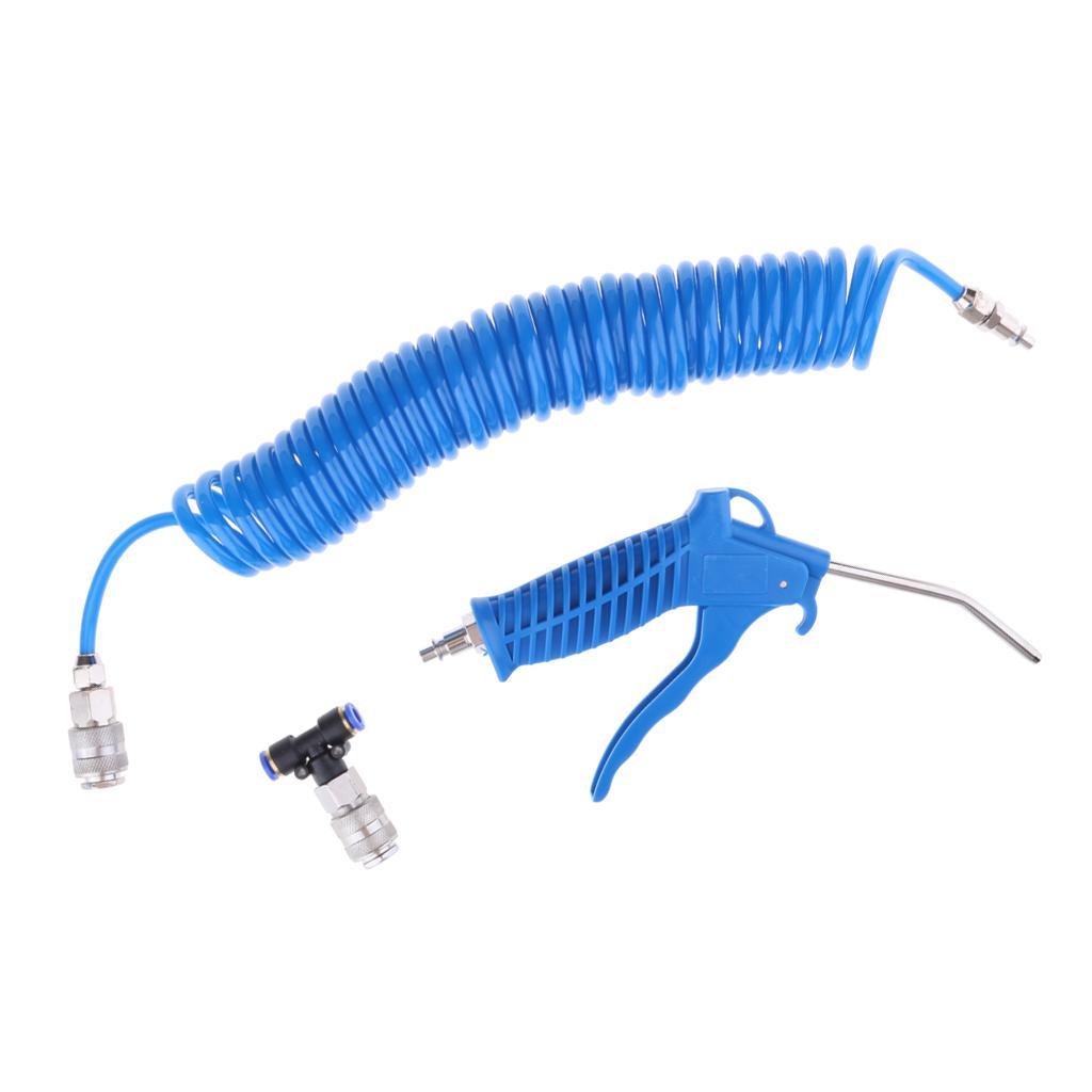 2 x Blow Gun Hose Set Cleaning Power Tool for Garages,Workshop,Car Mechanics