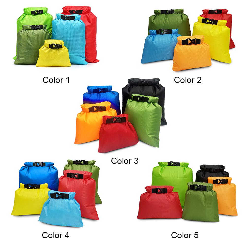 Bộ túi chống thấm nước 5 cái được làm bằng chất liệu vải polyester 190T phủ PU, siêu bền