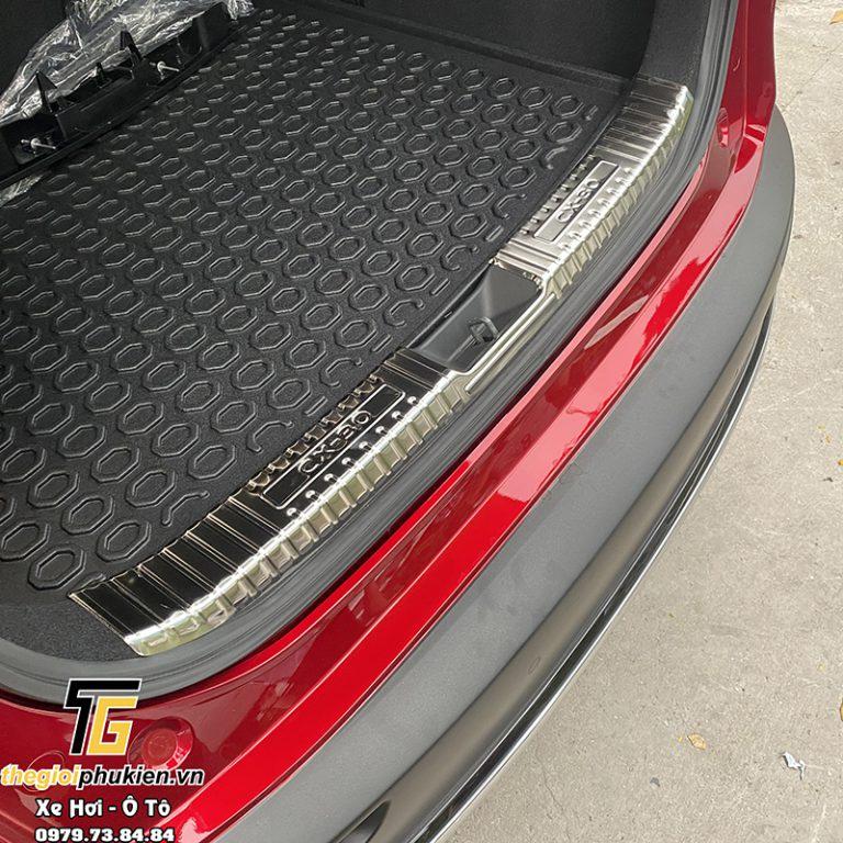 Ốp chống trầy cốp INOX Mazda CX-30, CX30