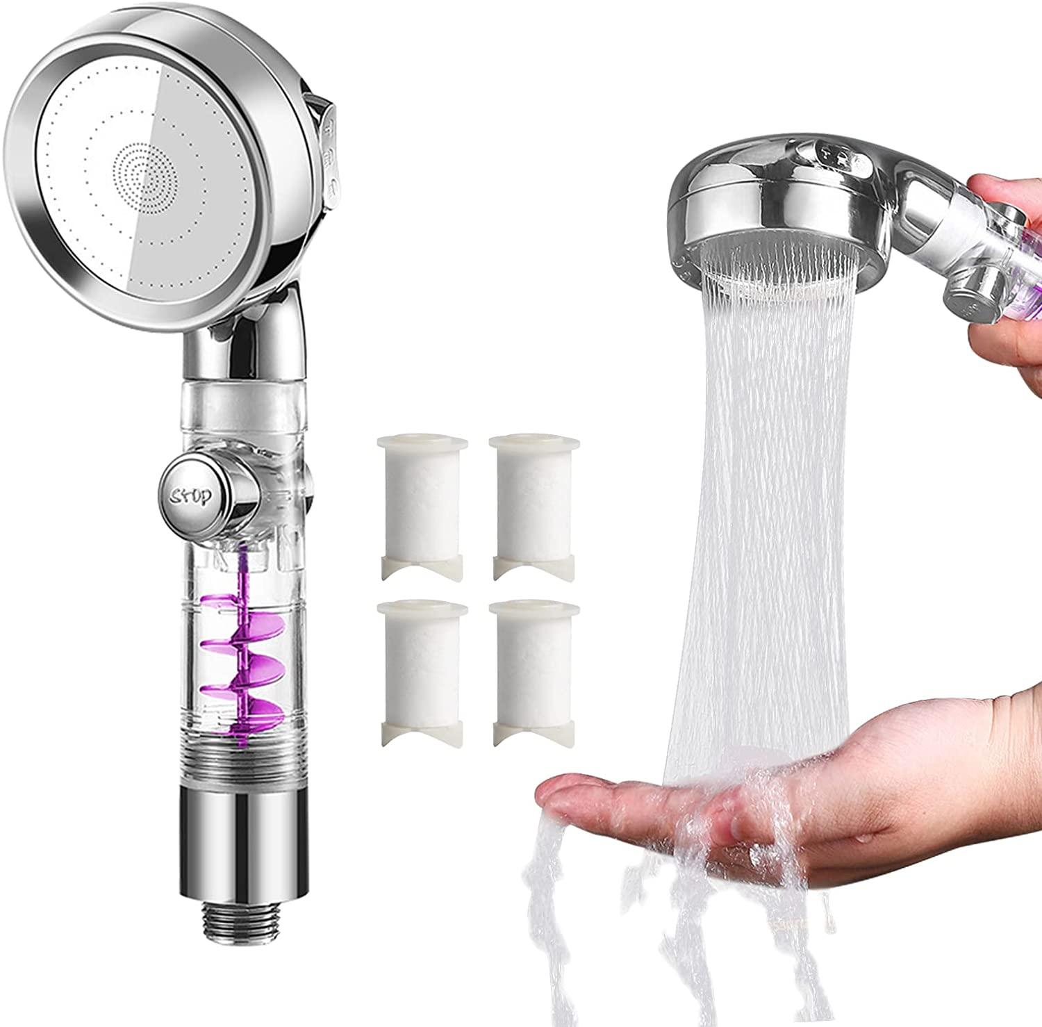 Vòi sen lọc cao áp với vòi sen cánh quạt điều chỉnh ba tốc độ