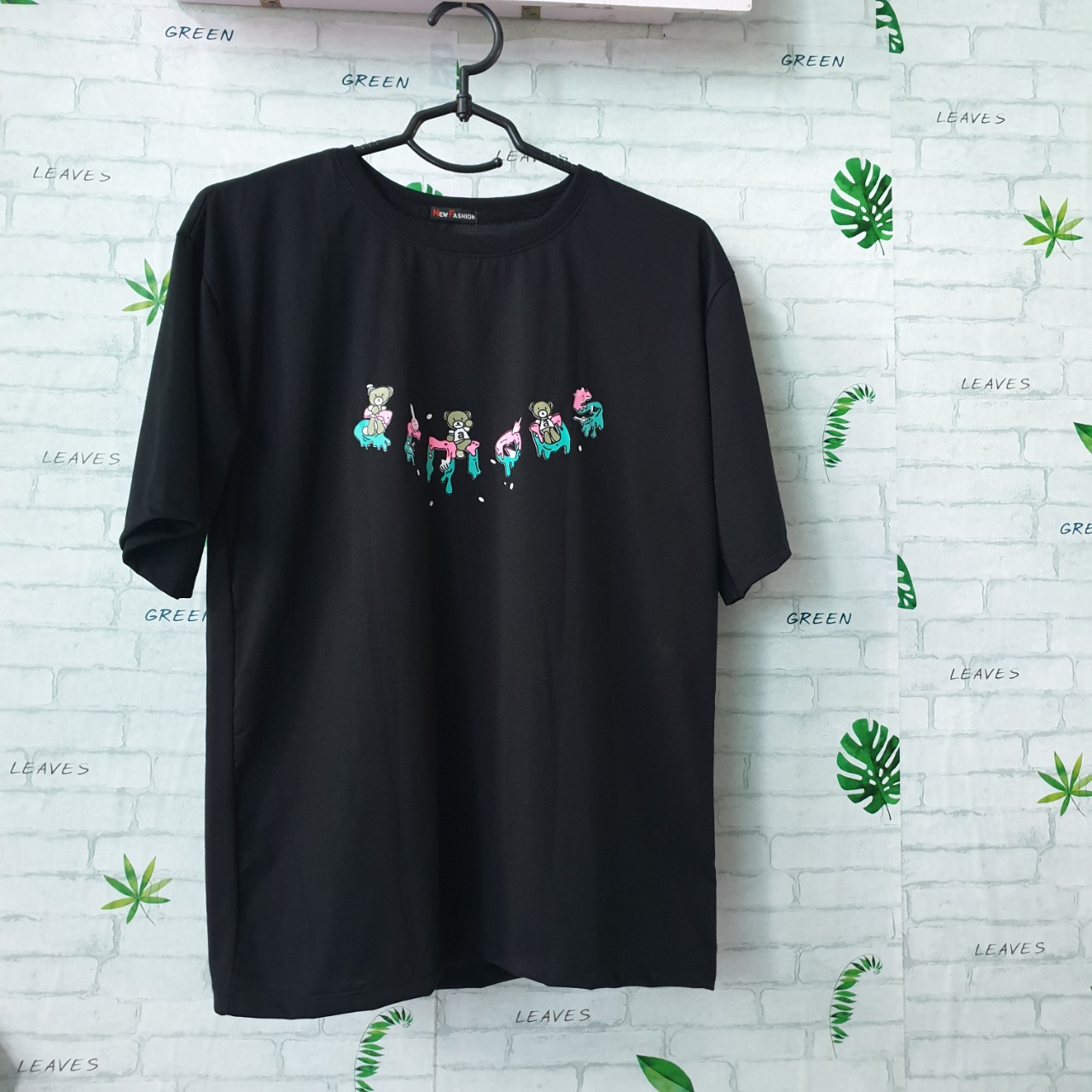 [ÁO THUN HOT TREND] ÁO THUN UNISEX TAY LỠ PHOM RỘNG NAM NỮ Hot Trend 2020- ÁO GẤU BÔNG- Free size 40-75kg - ALOHA STYLE - Chất liệu vải thấm hút tốt, thoải mái vận động