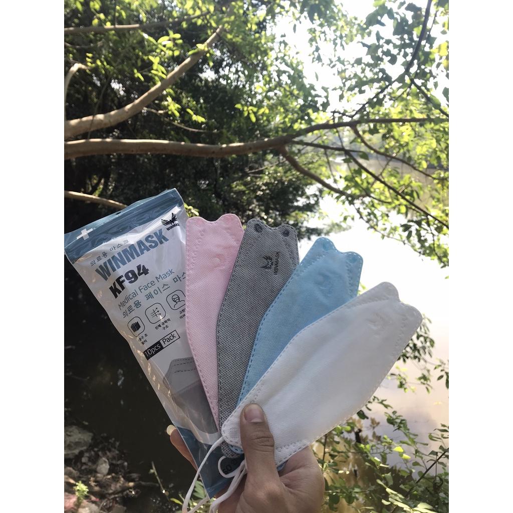 Khẩu trang KF94 Winmask kháng khuẩn Hàn Quốc 4 lớp chất liệu siêu mềm mại