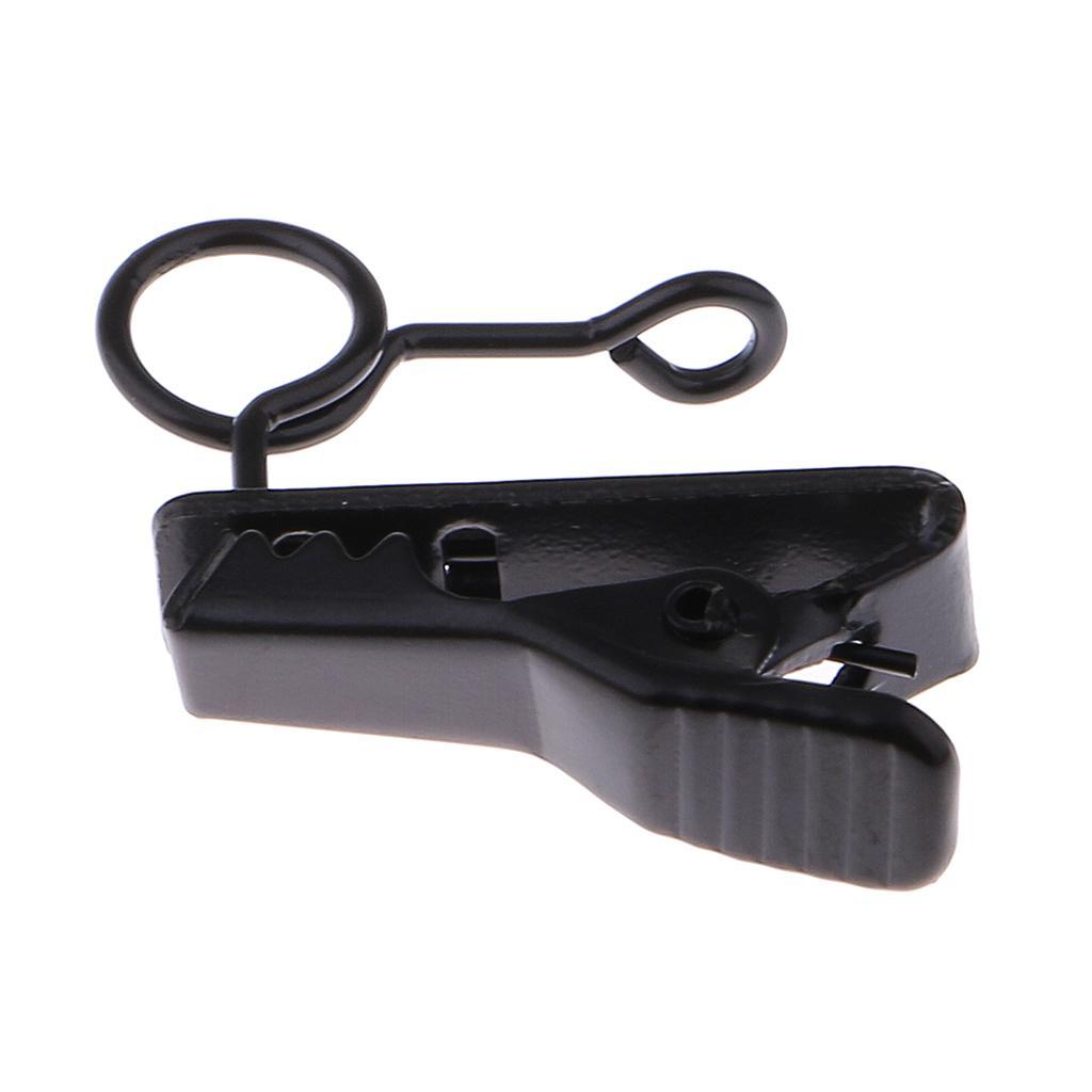 Mini Microphone Wind Muff w/ Mic Lapel Tie Clip Set Speech Meeting Accessory
