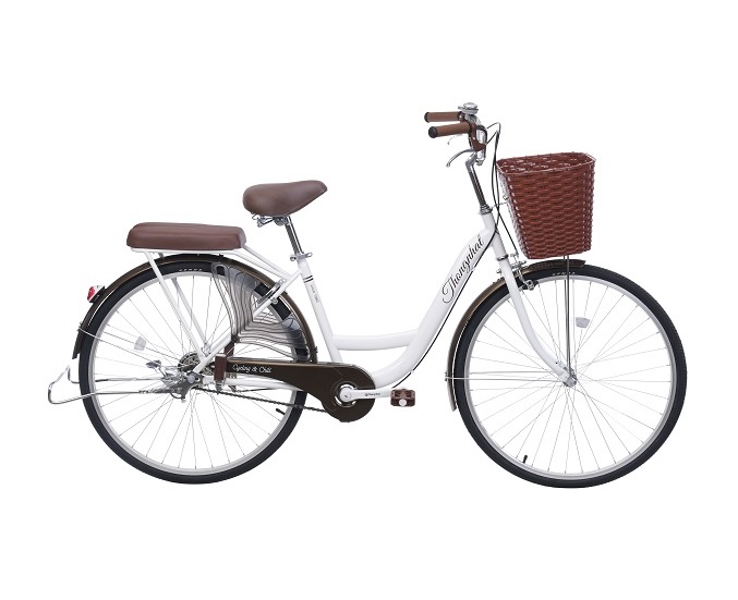 Xe Đạp Thống Nhất Mini New 26 - Hàng Chính Hãng - Trắng