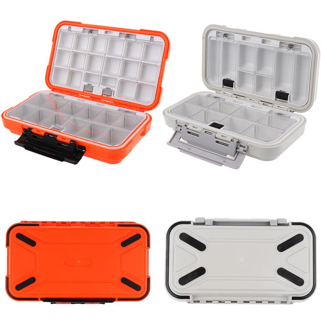 Plastic 16/30 Compartments Fishing Tackle Box Bait Case for Terminal Tackle Hooks Carp Weights Swivels