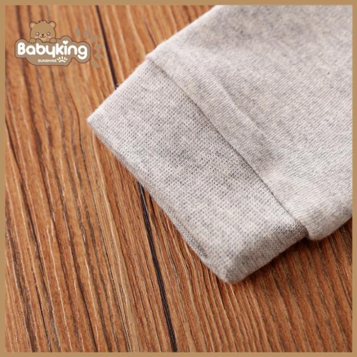 BodySuit,áo liền quần dễ thương dài tay kiểu sư tử cho bé ,cotton 100%,thương hiệu Aiueo Nhật Bản.