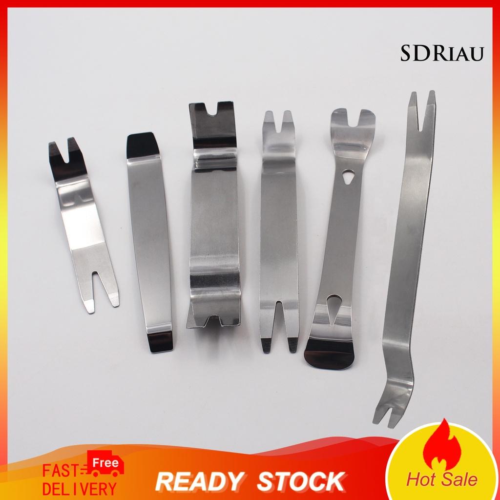 Bộ 6 Dụng Cụ Tháo Gỡ Âm Thanh Xe Hơi Bằng Thép Không Gỉ