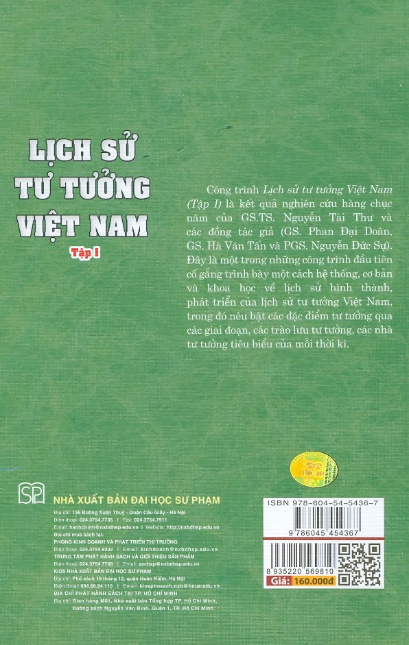 Lịch Sử Tư Tưởng Việt Nam - Tập 1