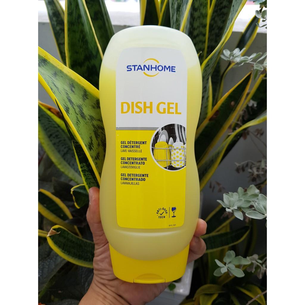 Bột rửa chén bát All In 1 dạng gel - Stanhome dish gel 720ml (Dùng cho máy rửa chén bát)