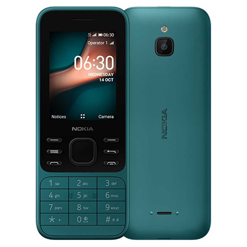 Điện thoại Nokia 6300 4G -Hàng chính hãng- Cyan