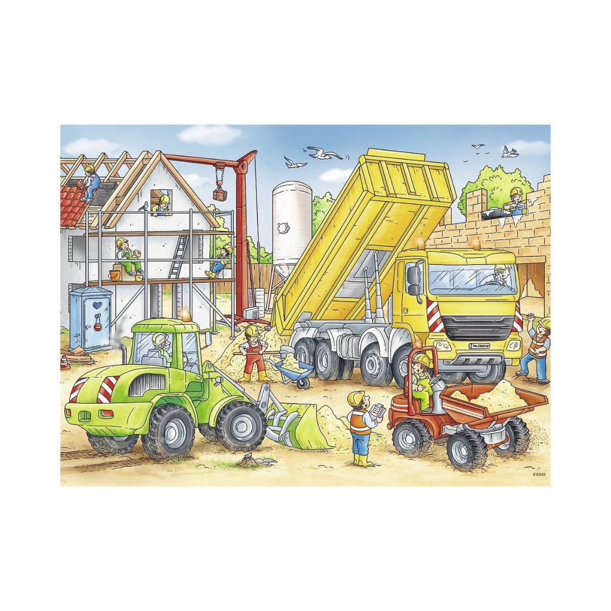 Xếp hình puzzle Hard at Work 2 bộ 24 mảnh RAVENSBURGER 078004