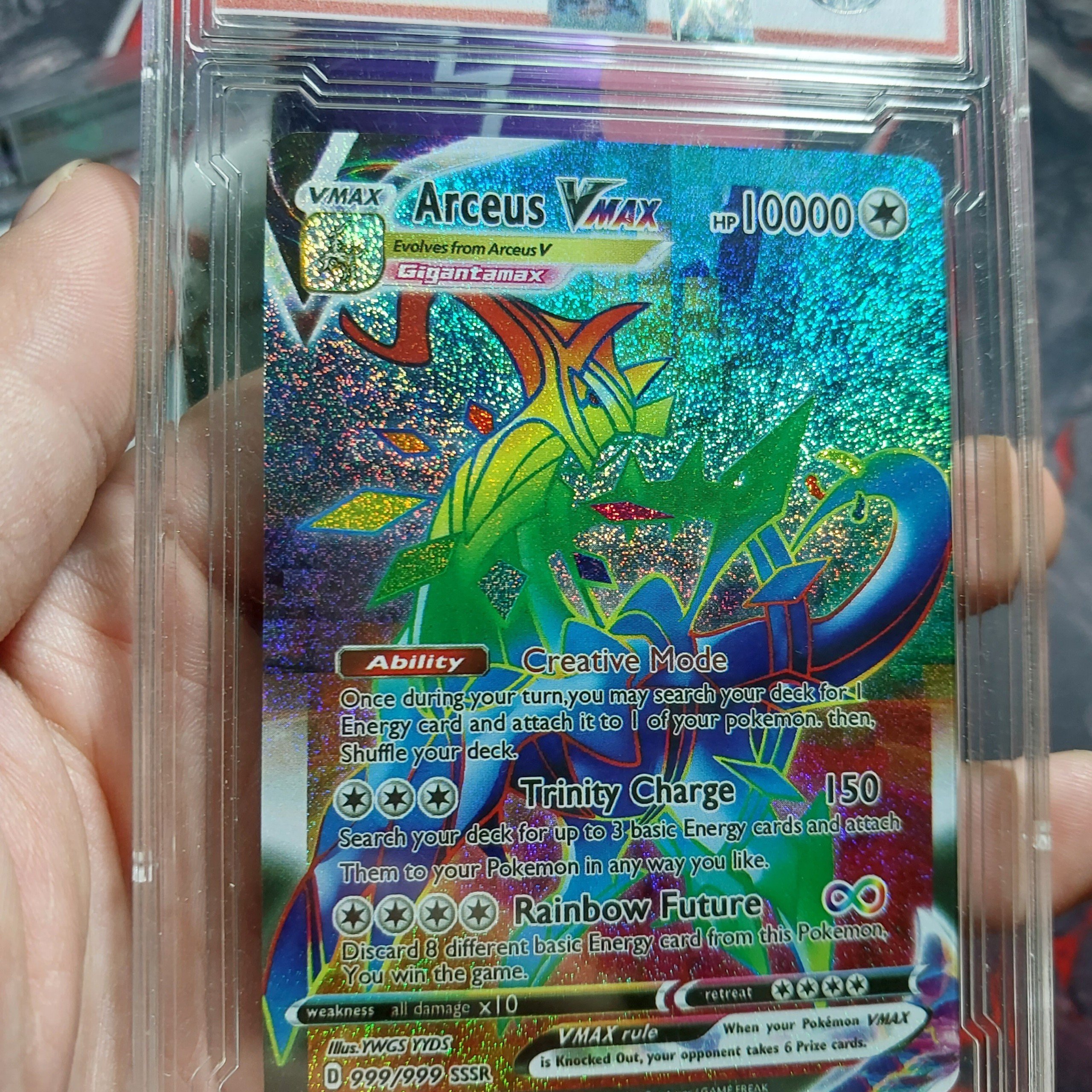 [LIM SSR Vmax]Thẻ bài Pokemon Arceus 999 999 truyền thuyết ánh sáng ngũ sắc 1459 d37 8