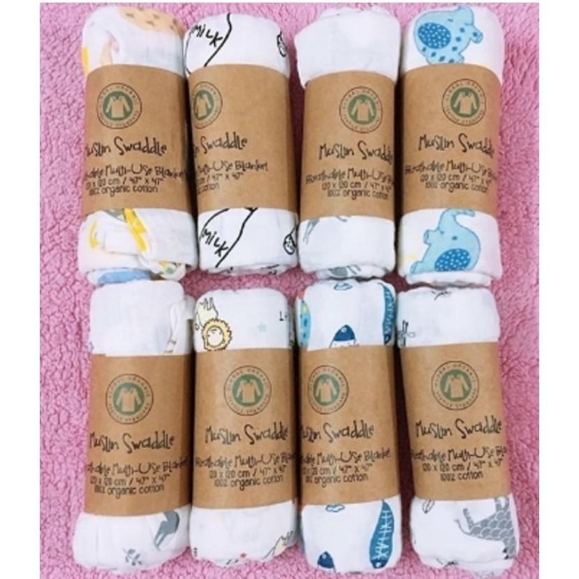 KHĂN TẮM CHO BÉ SƠ SINH MUSLIN CHO BÉ TRAI BÉ GÁI mềm đẹp