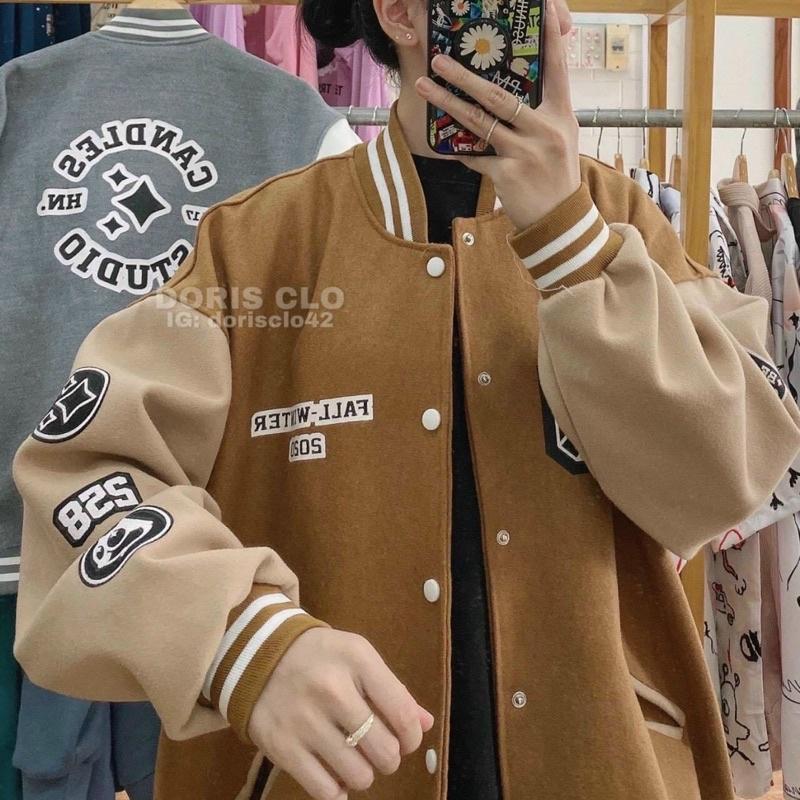 SIÊU PHẨM BOMBER VARSITY - ÁO BÓNG CHÀY - CS