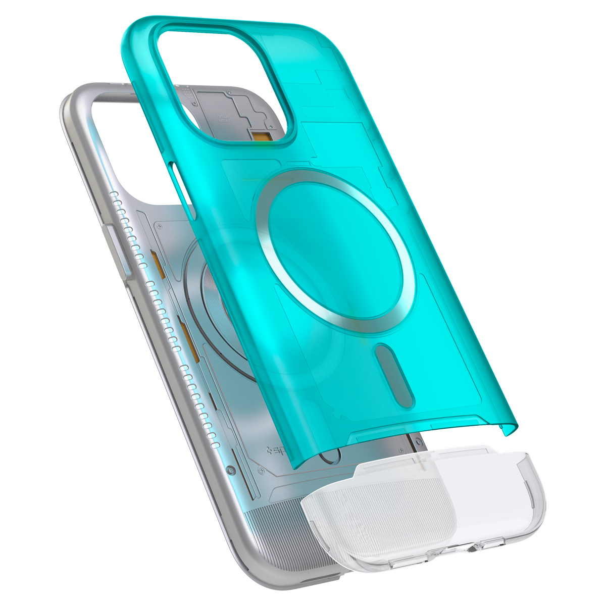 Ốp Lưng Spigen Classic C1 Magfit Dành Cho iPhone 15 Pro Max Mang Phong Cách iMac G3 Hàng Chính Hãng