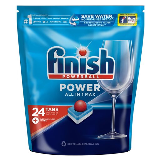 Viên rửa bát Finish All in 1 Max Túi 24 Viên- ĐỨC