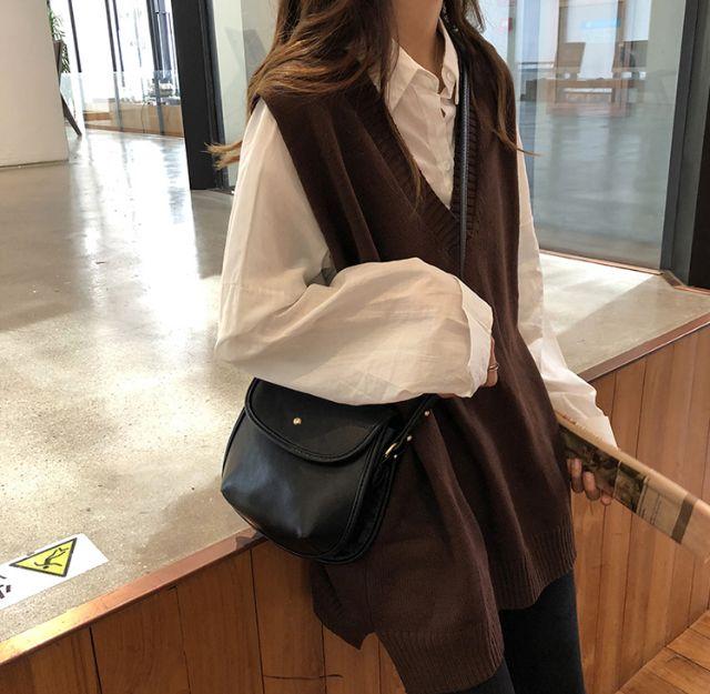 Gilet nữ trơn phong cách Hàn Quốc ulzzang