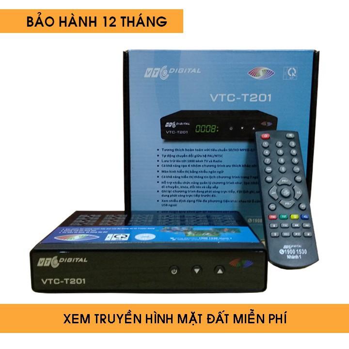 Đầu kỹ thuật số VTC - T201 Kèm Anten 15m, ̣̣