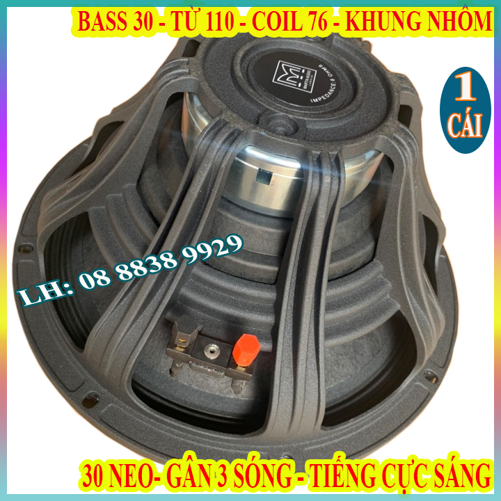 CỦ LOA BASS 30 NEO COIL 76 GÂN 3 GÂN XẾP TIẾNG MỀM CỰC SÁNG NHẬP KHẨU - GIÁ 1 LOA