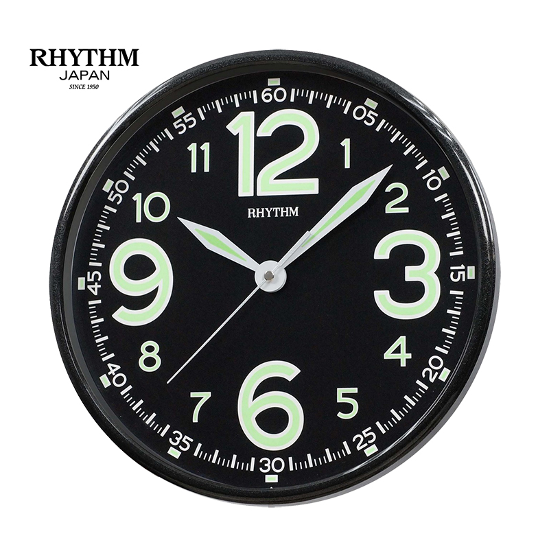 Đồng hồ Rhythm CMG499BR02 Kt 31.0 x 4.5cm, 735g Vỏ nhựa. Dùng Pin.