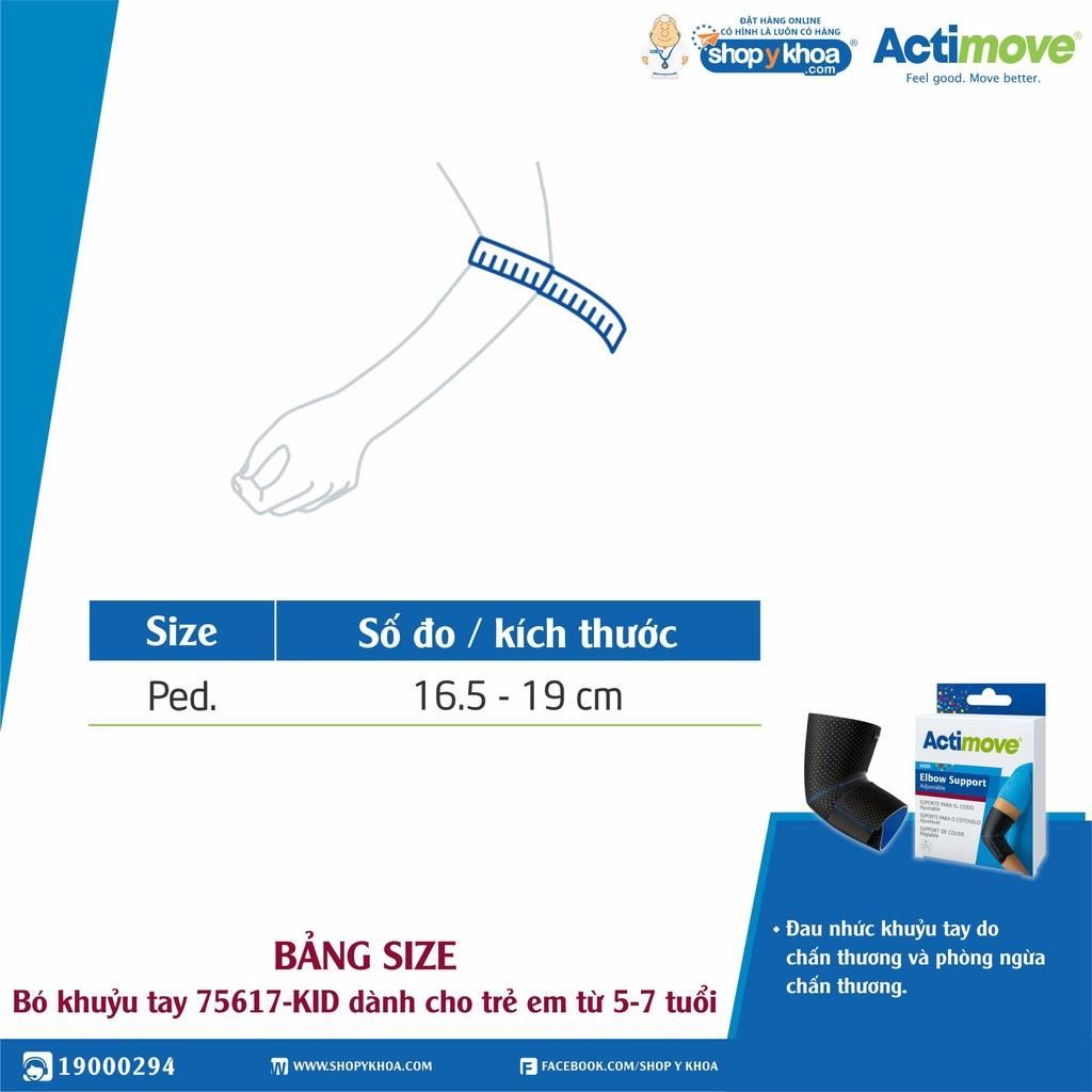 Bó khuỷu tay 75617-KID dành cho trẻ em từ 5-7 tuổi Actimove Elbow Support