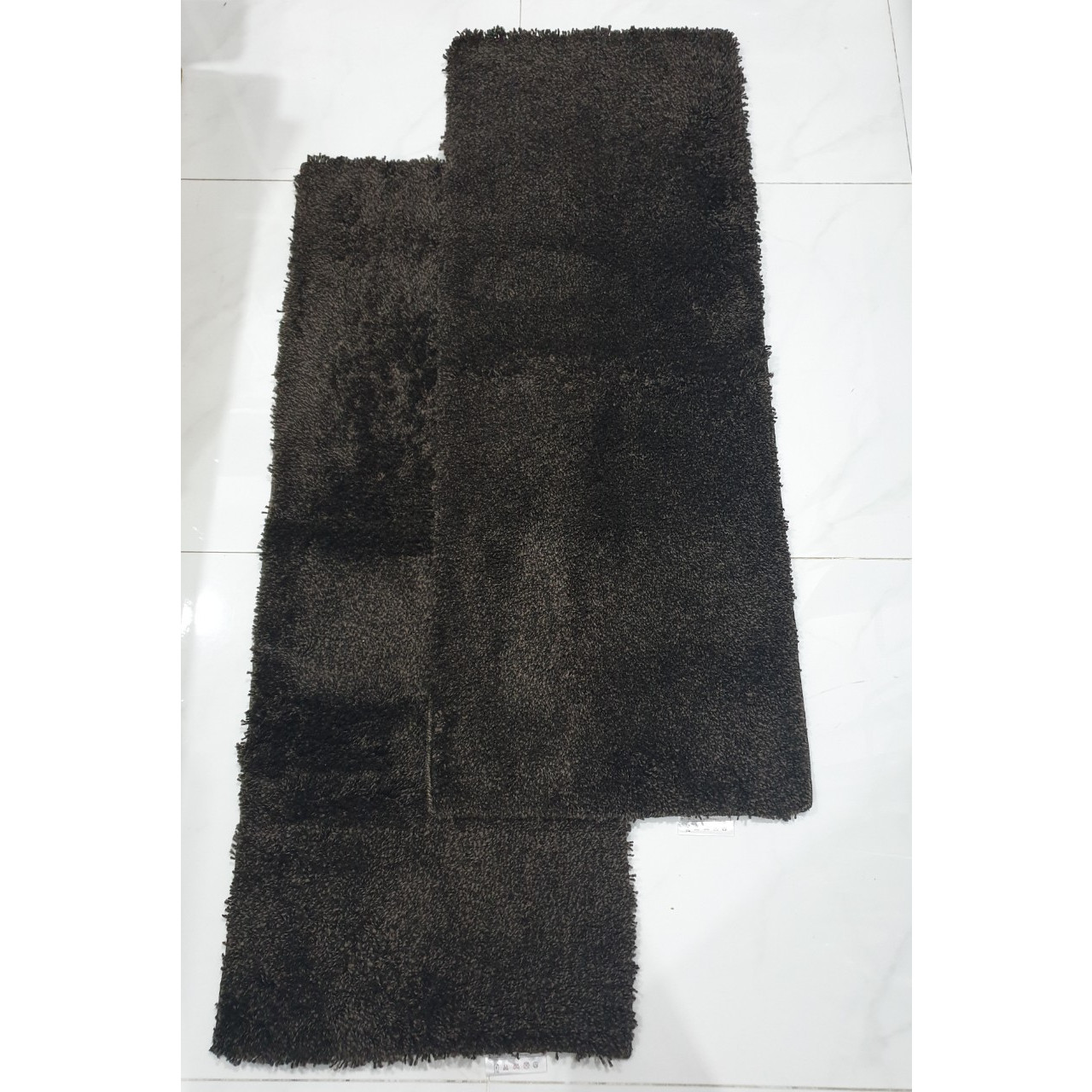 Bộ 2 thảm bếp chống trượt cao cấp sợi thảm dài kích thước 0.45mx1.2m- Màu nâu đậm - CONDOR