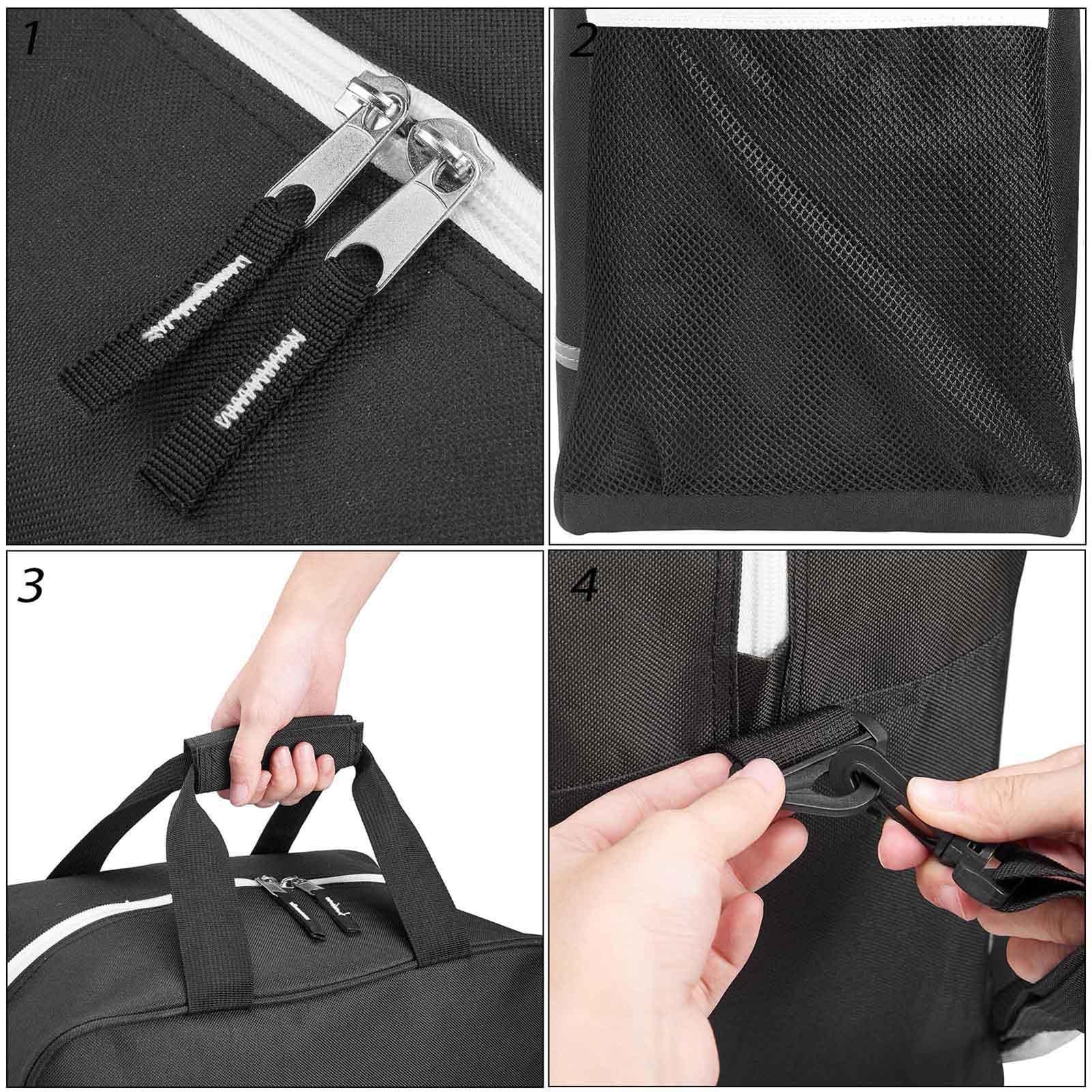 Set 2 Combo Túi Đựng Giày Trượt Tuyết Và Cây Trượt Tuyết Di Động Có Đệm Chống Thấm Nước