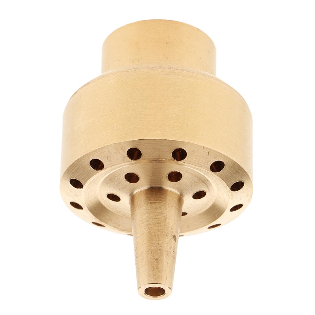 Brass Column Water Fountain Nozzle Spray Sprinkler Head Style Layer 0.5inch
