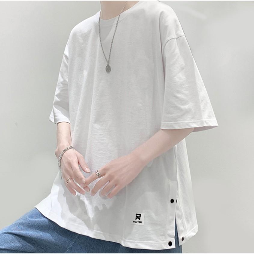 Áo thun XẺ TÀ CÚC Uniex N7 Basic Tee phông trơn nam nữ tay lỡ oversize form rộng Hàn Quốc