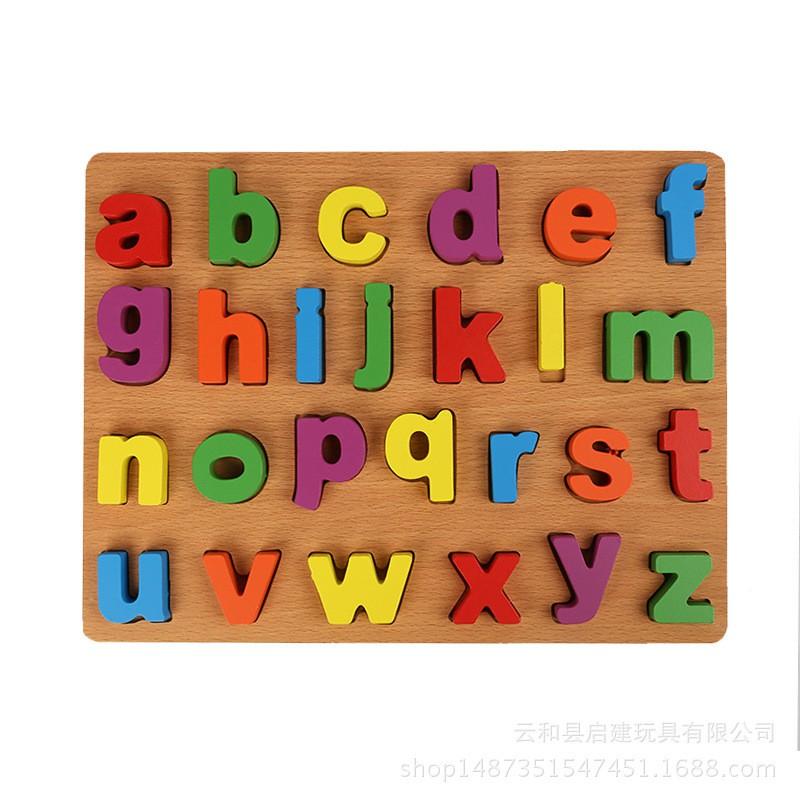 Bảng chữ cái gỗ nổi cao cấp cho bé yêu học chữ