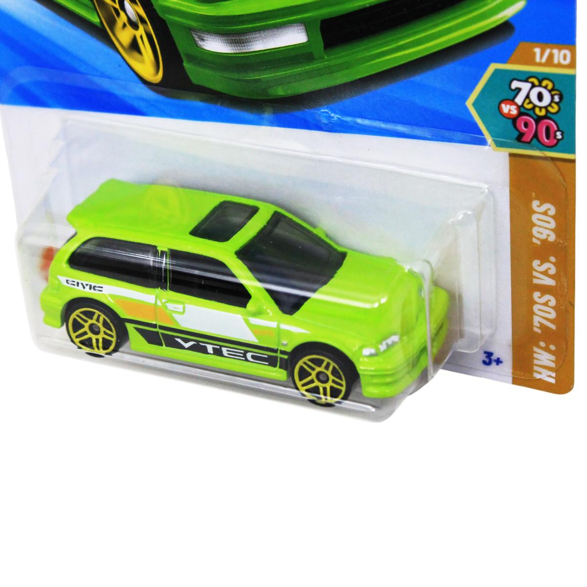 Siêu Xe Hot Wheels C4982 - 28/250 - '90 Honda Civic EF