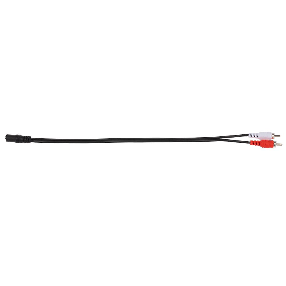0.25 Meter RCA Audio Cable 3.5mm Female to 2 RCA Male Stereo Adapter Y Cable for HDTV Headphone Amplifier