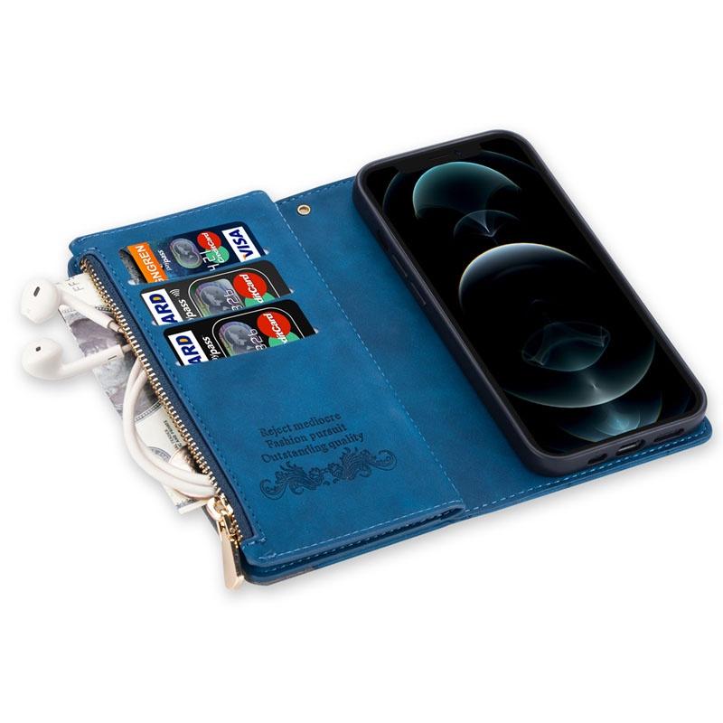 Ốp lưng điện thoại dạng ví da lật dành cho iPhone 13 Mini 13 Pro Max 12 Mini 12 Pro Max 11 Pro Max