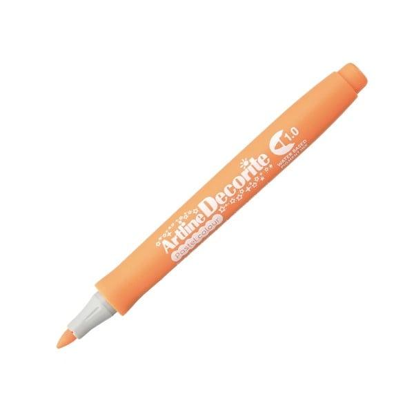 Bút Vẽ Màu Nổi - Pastel Artline Decorite 1.0mm (EDF-1 PASTEL ORANGE)