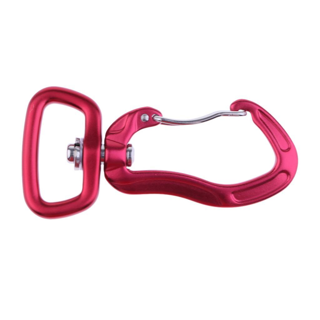 Rotating Carabiner Clip Outdoor Camping Hiking Hanging Keychain