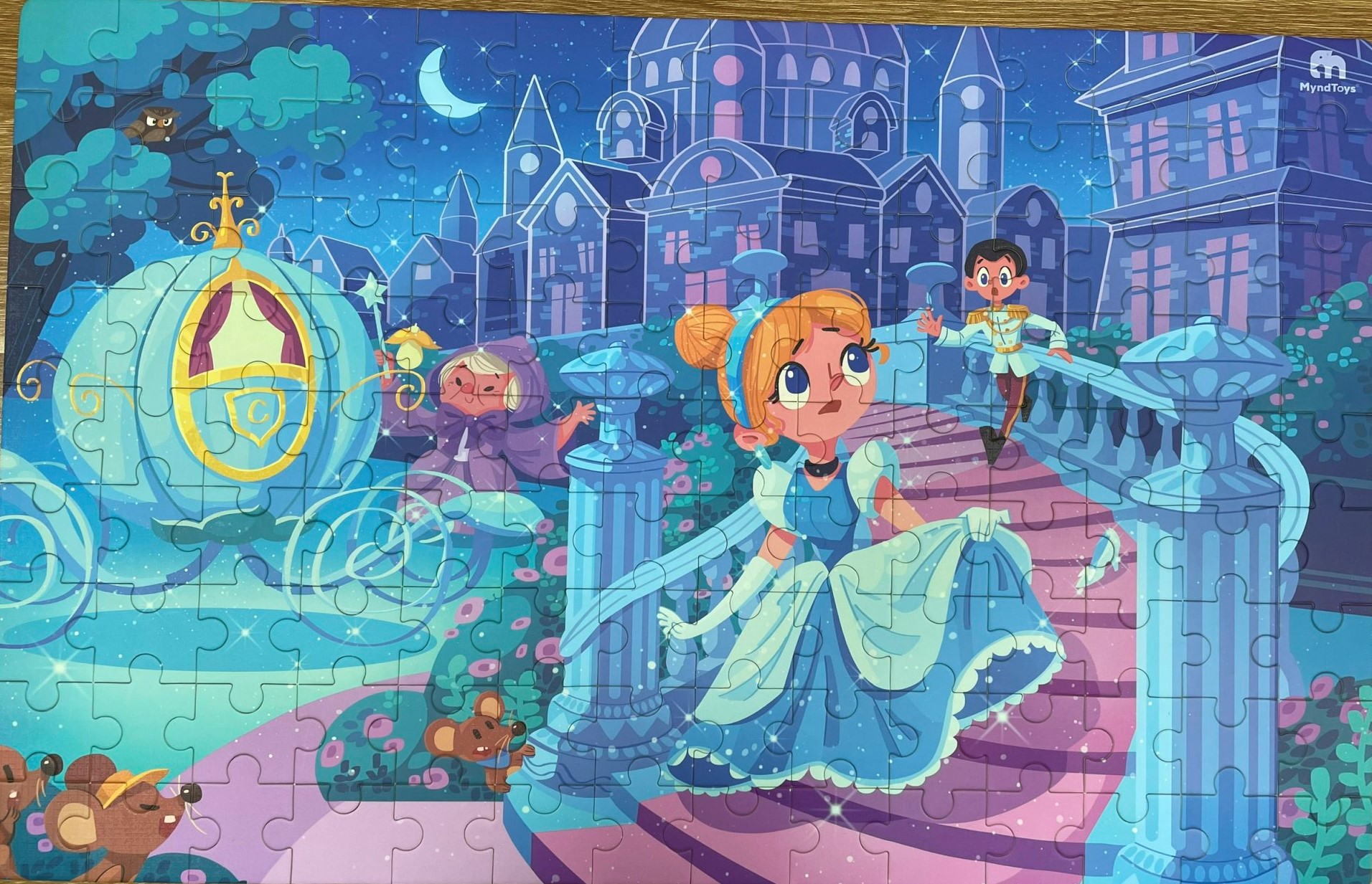 Đồ Chơi Xếp Hình MyndToys Classic Tale Puzzle Cinderella - Cô bé Lọ Lem Dành Cho Bé GáiTrên 4 Tuổi