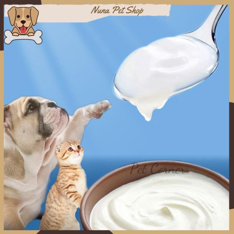 Sữa chua cho chó mèo tăng cường miễn dịch, hỗ trợ tiêu hóa, giảm mùi hôi phân cho thú cưng (50gr)
