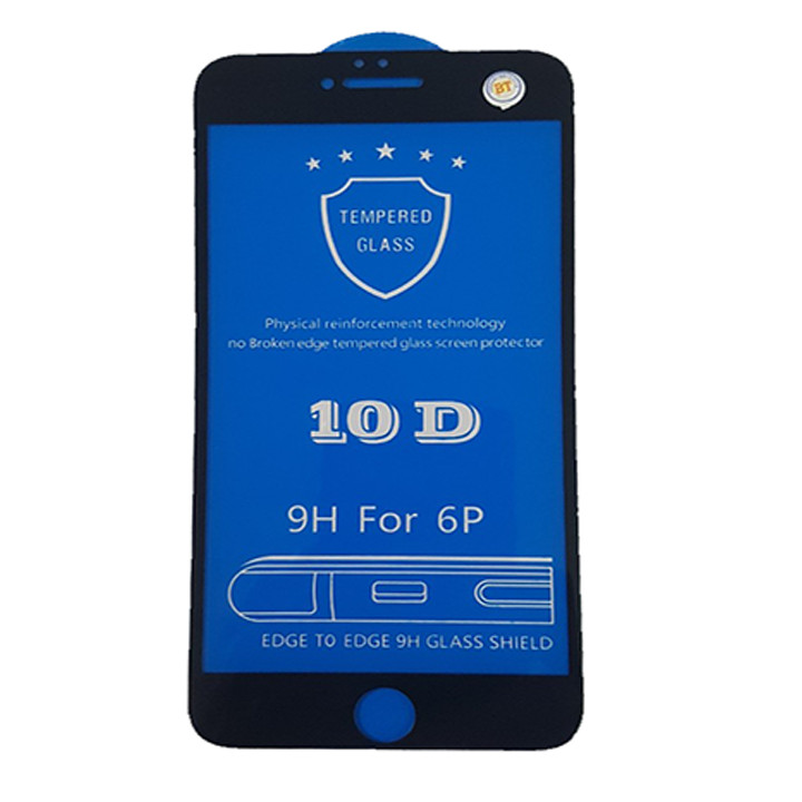 Miếng Dán Cường Lực 10D Full Màn Hình Cho iPhone 6 Plus / 6s Plus - Đen