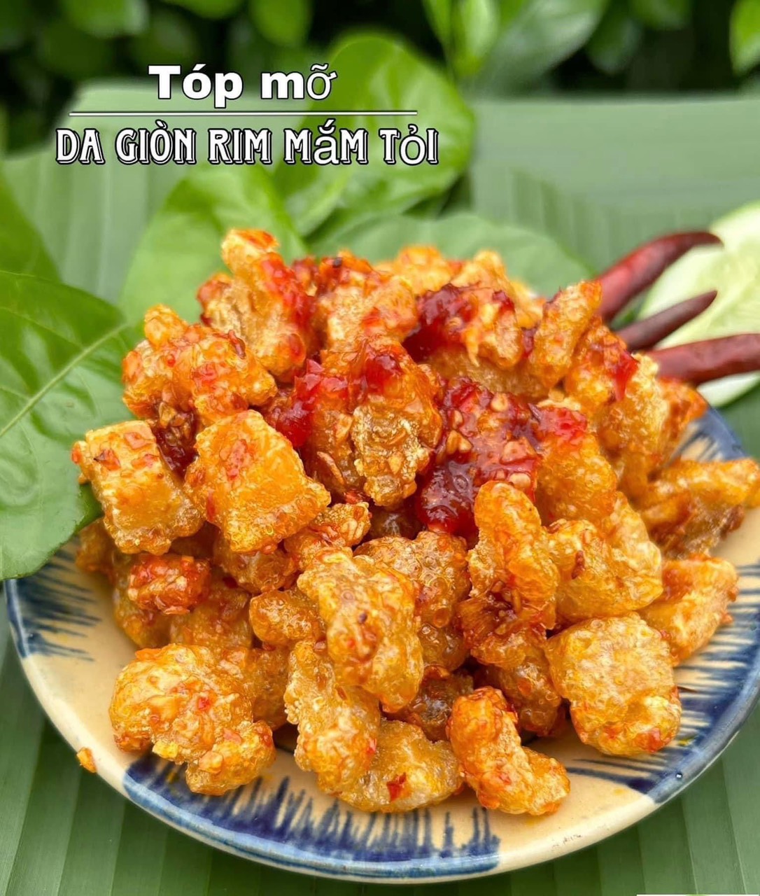 [250GR] Tóp mỡ liền da rang mắm hành CAO Food siêu ngon, thấm đậm vị, ăn là ghiền - món ăn siêu ngon phải thử