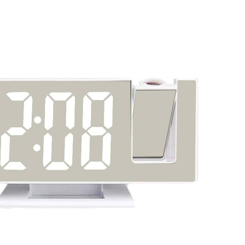 LED Digital Clock USB Recharge Large Display LCD