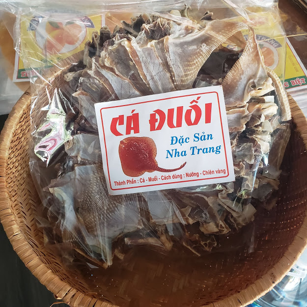 Đặc Sản Nha Trang - Cá Đuối Khô Nguyên Miếng, Seavy Gói 500 Gram