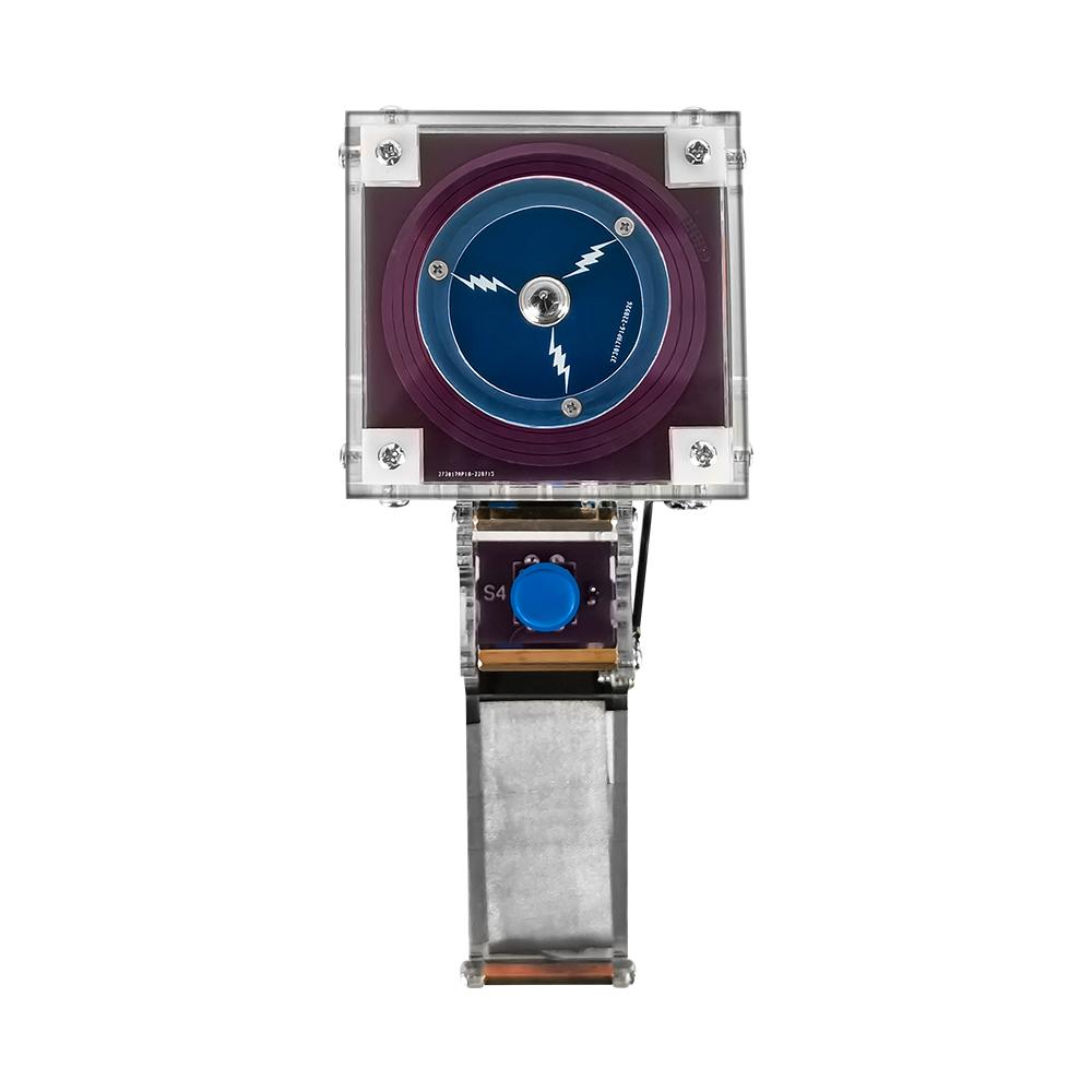 Portable Handheld Tesla Coil ArtificialLightning Generator 130mm Electric Arc Generator Scientific Experiment Tesla Coil